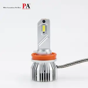 Pa csp faróis de led automotivos, faróis de led de alta potência u9 7545 110w 9-36v 4800lm 6500k brancos ultra brilho para novo ventilador de refrigeração projetado