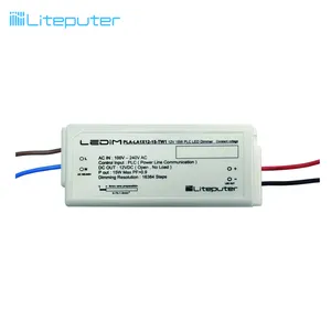 1 channel dimmable constant voltage led driver 15w