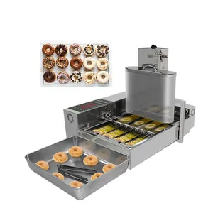 Электрический бытовой пончик приготовления friteuse мини dount машина кольцо в форме пончика небольшой Коммерческая наружная круглые индивидуальные красочные donutmachine булочка производители