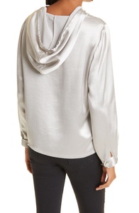 Sweat-shirt à capuche en molleton uni Spandex/Coton, écologique, respirant, nouveau style, meilleur prix, pour femmes, vente en gros - Product Image 5