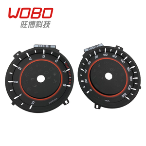 Personalizado 2 D tablero Panel coche <span class=keywords><strong>Digital</strong></span> medidor de velocidad de línea velocímetro tacómetro Dial para metro automático - Product Image 1