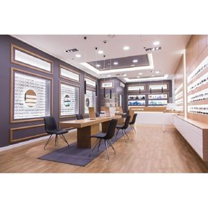 Exhibidores de Gafas de Sol Ray-Ban Modernos y Personalizados al Mejor Precio de Fábrica, con Retroiluminación de Logotipo Luminoso y Estantes - Product Image 3
