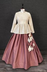 การเย็บปักถักร้อยแบบตาข่ายสำหรับเจ้าสาว,การผลิต Lehenga จากปากีสถาน - Product Image 6