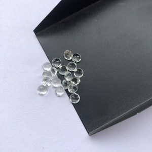 5mm naturel vert améthyste à facettes ronde calibrée pierre précieuse en vrac pierre semi-précieuse pour bijoux réglage collier pendentif anneau - Product Image 3