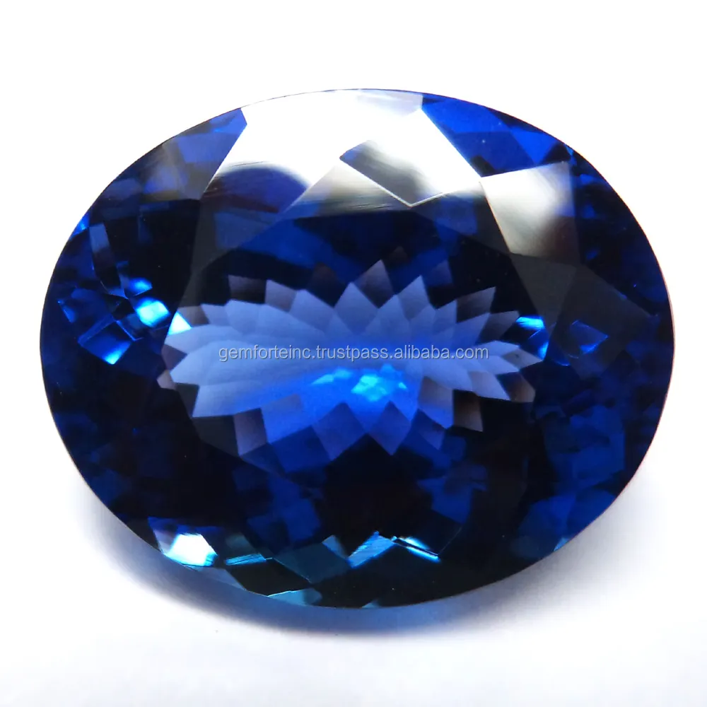 Pedra preciosa natural do tanzanite, tamanho grande, cor azul, tanzanite, solta, facetada, pedra preciosa para jóias de ponta alta, venda imperdível