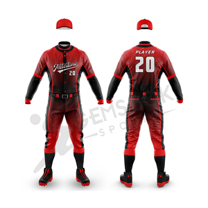 ชุดยูนิฟอร์มเบสบอลผู้ชายแบบสั่งทำพิเศษ พิมพ์ลายแบบ Sublimation ป้องกันแบคทีเรีย ป้องกันรังสียูวี แห้งเร็ว ระบายอากาศดี ดีไซน์ใหม่ ขายส่ง - Product Image 5