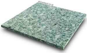 กระเบื้องปูพื้นคุณภาพส่งออก ขนาด 100x100 มม. แบบไม่ลื่น ทนทาน สีเขียวธรรมชาติ หินซูกาบูมี สไตล์บาหลี ผิวขัดเงา สำหรับภายนอกอาคาร - Product Image 1