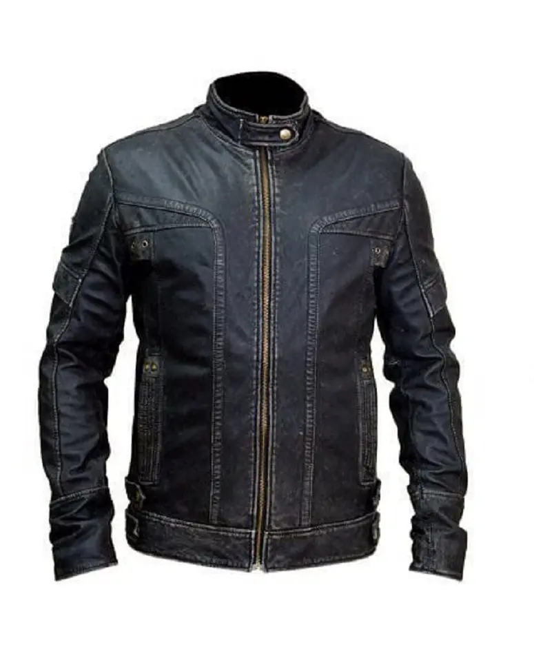 Men's Leather Jacket For Genuine Cow skin Top Quality Material Wholesale Price Jackets
