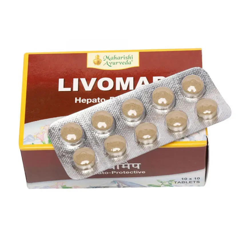 محاريشي Ayurveda -Livomap-hepato-أجهزة لوحية, أجهزة لوحية للعناية بالصحة من المورد في الهند