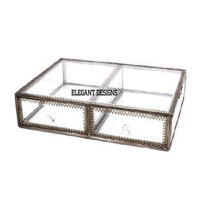 กล่องใส่เครื่องประดับสแตนเลสสตีลสีทองแบบคลาสสิกสุดพิเศษ 3 ช่อง ทนทาน เป็นมิตรกับสิ่งแวดล้อม ขายดีอันดับต้นๆ - Product Image 6