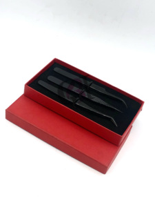 แหนบต่อขนตาแบบตรงปลายโค้งอุปกรณ์เสริมความงามทำจากสเตนเลสสีดำดีไซน์ปลาโลมาแบบมืออาชีพ - Product Image 4