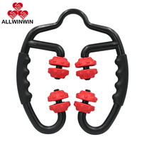 ALLWINWIN RMB37 Balle de massage à rouleaux - Masseur pour les jambes, les cuisses, les mollets, la fasciite plantaire et les points de pression du pied