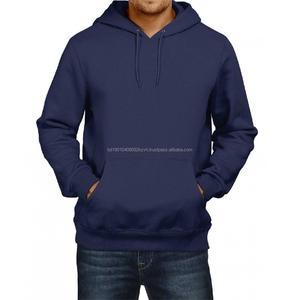 Sudadera y Sudadera con capucha de manga larga para hombre 100% algodón al por mayor diseño personalizado patrón sólido para invierno - Product Image 6