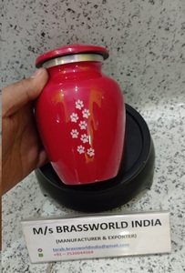 Urna de cremación de Mascota, suministros funerarios de pata de aluminio al cielo, "urna de cremación multicolor" - Product Image 2