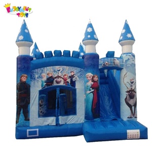 Mini <span class=keywords><strong>castillo</strong></span> hinchable congelado interior que salta princesa hinchable para comercial - Product Image 1