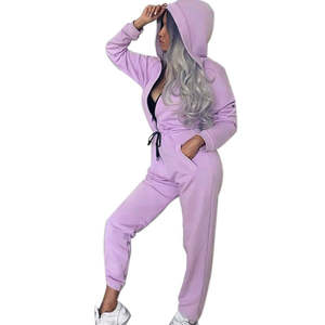 Vendaje Mujer dos piezas conjuntos Sudadera con capucha Casual chándales - Product Image 1