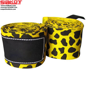 Équipement de boxe selon la demande du client par SKT # Bandes de maintien élastiques en coton 481, 180 pouces, personnalisées - Product Image 1