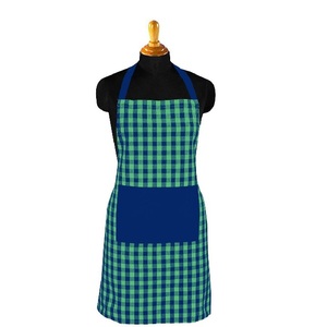 100% algodón orgánico GOTS certificado 220 GSM peso correas ajustables mujeres cocina casera delantal de cocina con estampados - Product Image 4