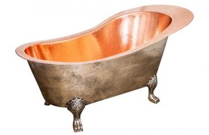 ทองแดงโบราณยืนฟรีทองแดง Clawfoot อ่างอาบน้ำทองแดงบริสุทธิ์ญี่ปุ่นแช่อ่างอาบน้ำในราคาขายส่งและโรงงาน - Product Image 2