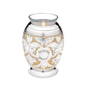 <b>Tealight</b> <b>Candle</b> Tulip Brass Keepsake Cremation Urn by love Urns - Product Image 4