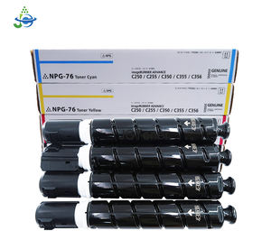 Cartouches de toner couleur compatibles pour <span class=keywords><strong>Canon</strong></span> pour NPG76 CEXV55 pour les modèles Image RUNNER <span class=keywords><strong>C256I</strong></span> C356I C356P C250 C255 C350 C355 - Product Image 1
