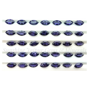 1.50X3mm Marquise Coupe Naturel IOLITE Saphir Haute Qualité Facettes Lâche Bleu Pierre En Gros Usine Prix Par Pièce NATUREL - Product Image 2