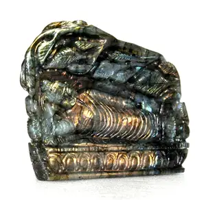 拉布拉多浮华佛陀家居装饰小雕塑石雕皮德拉斯天然水晶疗愈石