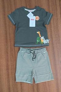 Nouveau Lot de Vêtements d'Enfants Garçons en Surplus du Bangladesh, Ensembles T-Shirt à Manches Courtes et Col Ras du Cou avec Short de Marques - Product Image 4