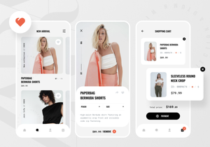 Thiết kế ứng dụng mua sắm phụ nữ hợp thời trang cho Android ứng dụng cửa hàng phiên bản Internet giá hợp lý cho quần áo nữ - Product Image 3