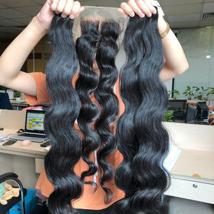 Extensiones de cabello humano de una sola hebra de trama de cabello Remy ondulado camboyano y vietnamita para estilos inspirados en el agua y el océano - Product Image 1