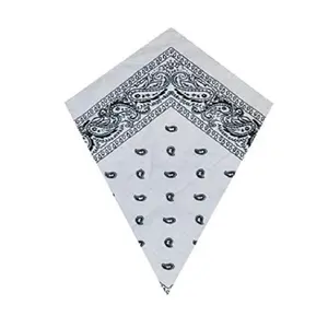 bandana Square Head scarf Custom Organic Cotton 100% Wholesale low MOQ scarves women men baby Fashion