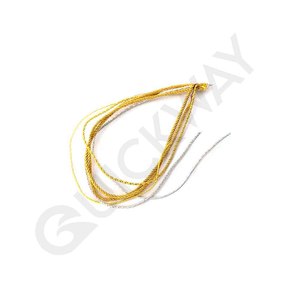 Nuevo estilo personalizado Ceremonial Twisted Bullion Wire Hat Cord Plain Premium Quality Hat Cord - Product Image 3