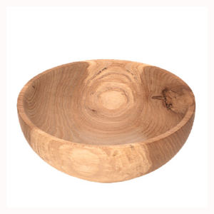 Tazón de Madera Multifuncional con Acabado Natural, Utensilios de Cocina para el Hogar, Tazón de Madera de Nogal para Servir - Product Image 1