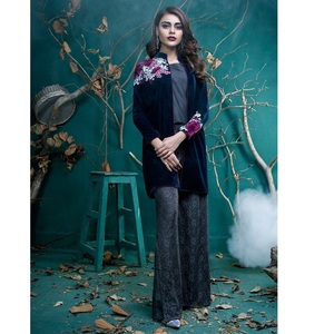 Robe de soirée noire éblouissante pour femmes, costume indien d'été et d'hiver, 3 pièces, offre spéciale, Pakistan - Product Image 5