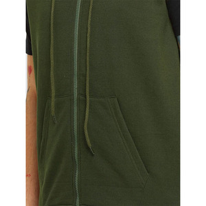 Fabricante suministro personalizado EE. UU. tamaño 2024 verano Streetwear camiseta sin mangas para hombres sudaderas con capucha térmicas sin mangas 100% mezclas de algodón - Product Image 3