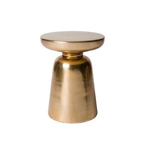 โต๊ะโลหะชุบนิกเกิลทำด้วยมือสำหรับห้องนั่งเล่นหรูหราโต๊ะข้างทรงกลมออกแบบได้ตามต้องการ - Product Image 2