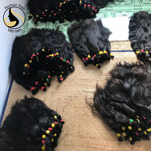 Vendeurs de cheveux alignés avec des cuticules vierges non transformées, vente en gros de cheveux vietnamiens Remy 100 en vrac de cheveux humains vietnamiens - Product Image 6