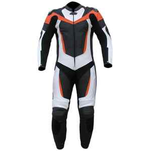 Customizable Leather Racing Suit with <b>Padded</b> Knees Elbow Active Bottoms with Customized Logo for Motorbike for Spring Season - Product Image 2