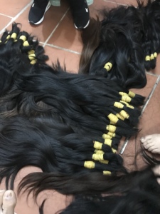 Extensión de cabello Natural virgen 100% humano, cabello sin procesar de fábrica, cabello Remy alineado a granel - Product Image 6