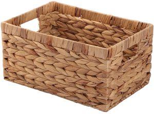 High Quality Natural Wholesale Foldable Water Hyacinth <b>Storage</b> <b>Baskets</b> Handmade with Best price from Vietnam - Product Image 3