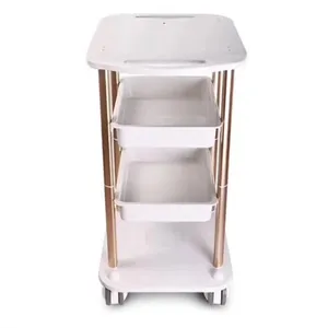 Beauty Tool Salon Trolley Kar Met Aluminium Salon Apparatuur Manicure Planken