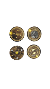 Porta Incienso de Sándalo y Recolector de Ceniza con Diseño Tallado y Coloreado para Uso Religioso - Product Image 4