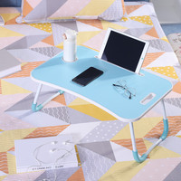 Mini table pliante en bois pour ordinateur portable, table de lit, bureau pour ordinateur portable, table d'étude