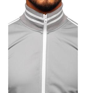 Sweats à capuche et sweatshirts d'hiver à manches longues avec fermeture à glissière et impression numérique doublés de polaire respectueux de l'environnement pour hommes - Product Image 3