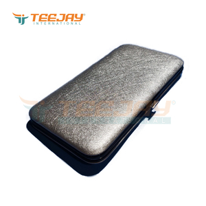 แหนบแม่เหล็กสีเงินแวววาว,เคสสำหรับขนตาสามตัวแหนบคิ้ว Pinza โลโก้ที่กำหนดเองจัดส่งที่รวดเร็ว - Product Image 3
