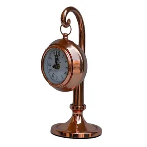 Horloge de Table en cuivre finition brillante pour articles de Table, meilleure décoration pour la maison, thème moderne, Design personnalisé disponible - Product Image 1