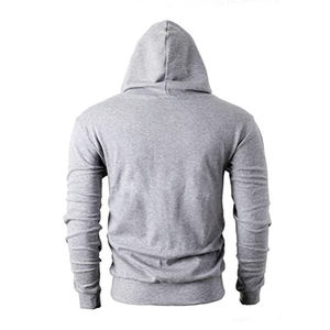 Sweat-shirt décontracté élégant pour hommes, sweat-shirt à capuche uni à sublimation avec logo personnalisé, 100% coton, jogging d'hiver, vêtements de sport de course, créateur 3D - Product Image 2
