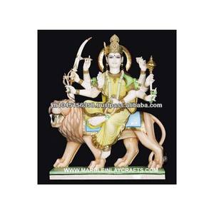 Estatua de mármol Durga Ji, estatua de diosa Durga, estatua de piedra Durga ji - Product Image 1