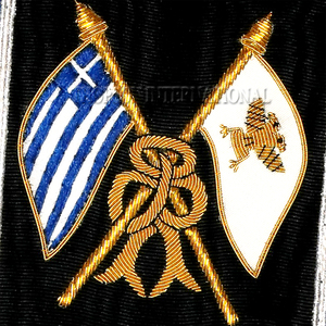 Écharpe maçonnique du Rite écossais du 32e degré, fabriquée à la main - Product Image 2