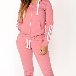 Conjunto de chándal para mujer, Top corto, ropa deportiva con capucha, chándal de dos piezas - Product Image 2